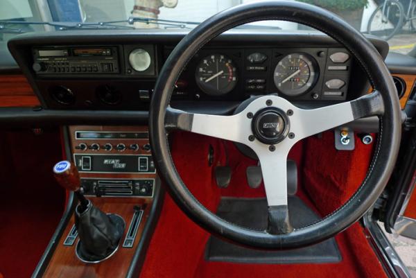 1978 Fiat 130 Coupe Interior Dashboard Steering Wheel