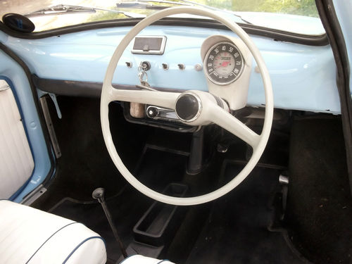 1971 Fiat 500 Dashboard Steering Wheel