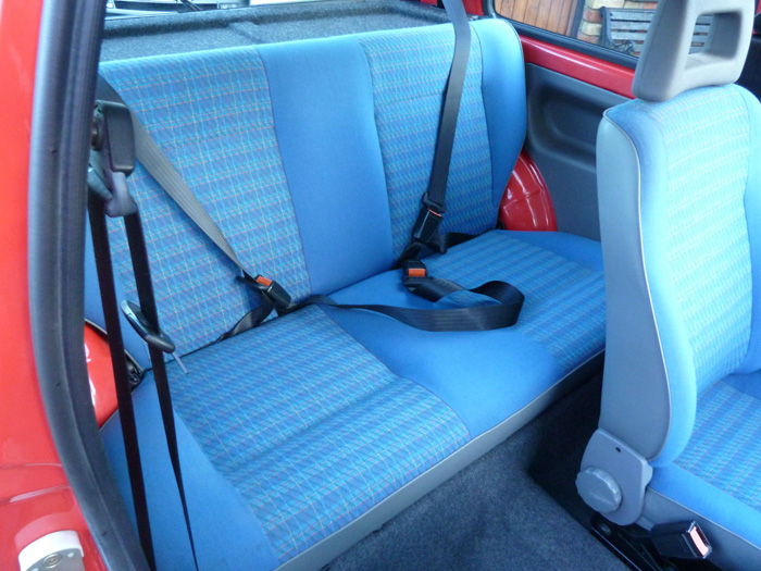 1995 Fiat Cinquecento Rear Interior