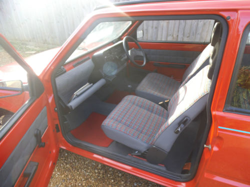1992 Fiat Panda 750 Mania Front Interior
