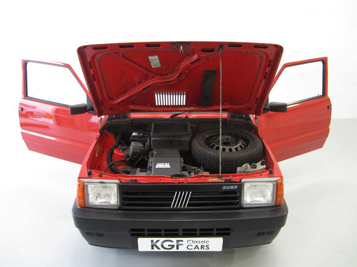 1993 special edition fiat panda fizz engine bay