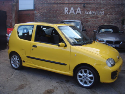 2001 fiat seicento 1.1 michael schumacher sporting bright yellow 1