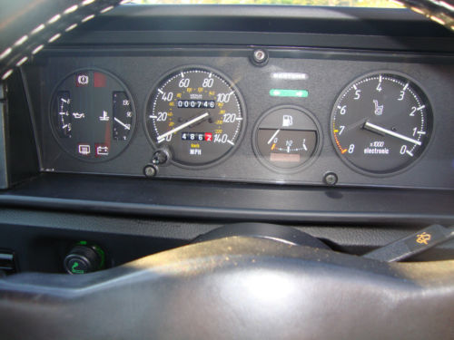 1990 Fiat X19 Bertone Grand Finale Dashboard Gauges