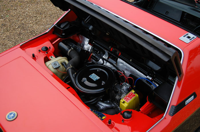 1984 Fiat X19 VS Engine Bay