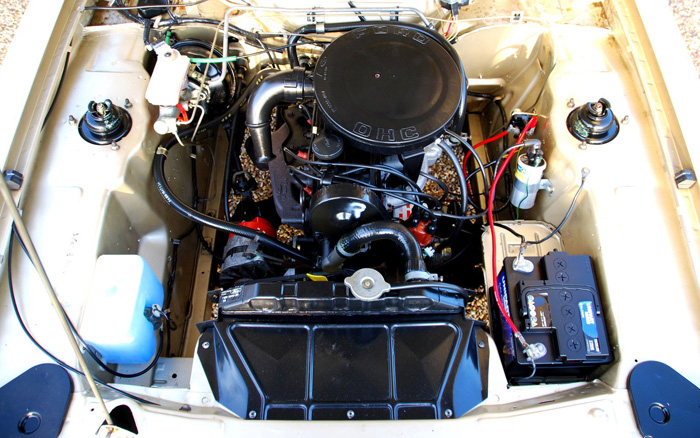 1979 Ford Capri MK3 1.6 GL Engine Bay