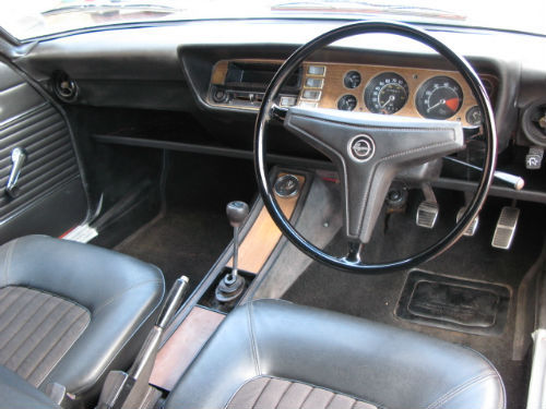 1970 ford capri 3000gt interior