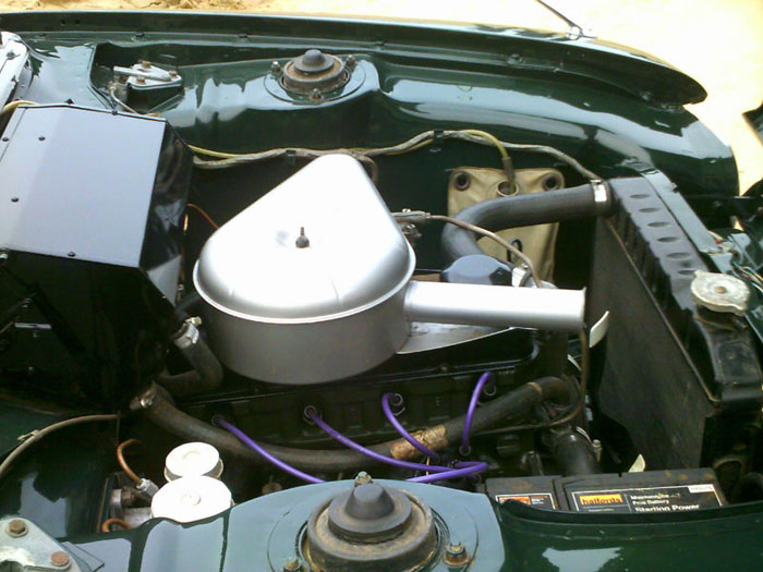 1964 ford consul capri 1500 engine bay