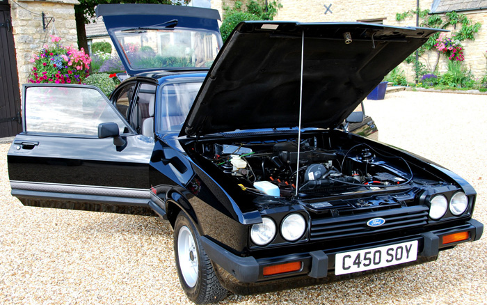 1985 Ford Capri MK3 2.0 Laser Doors Open