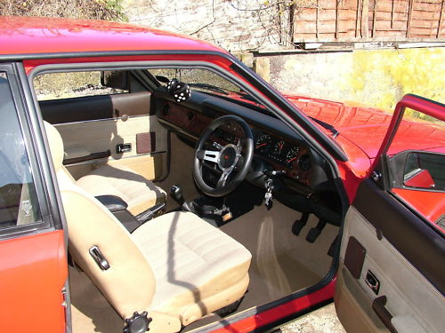 1982 ford cortina mk5 2 door 2.8 v6 interior