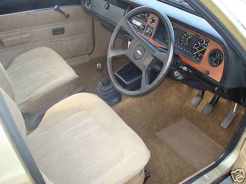 1979 ford cortina mk4 2l interior