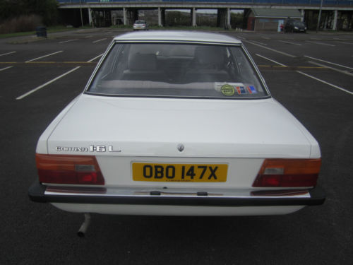 1982 ford cortina l white mk5 1.6 4