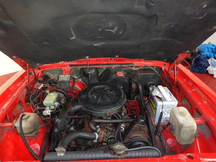1980 Ford Cortina MK5 2.3 Ghia Estate Engine Bay