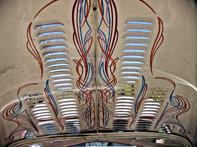 1940 Ford Coupe Custom Bonnet Artwork