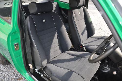 1975 ford escort rs 2000 green front seats