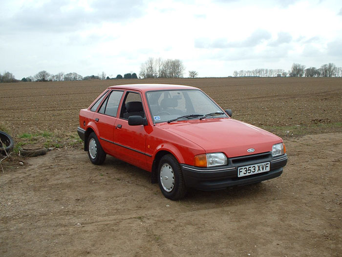 1988 ford escort mk4 1.3 l ohv 3