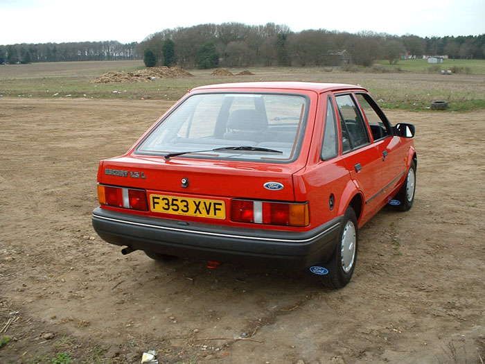 1988 ford escort mk4 1.3 l ohv 4