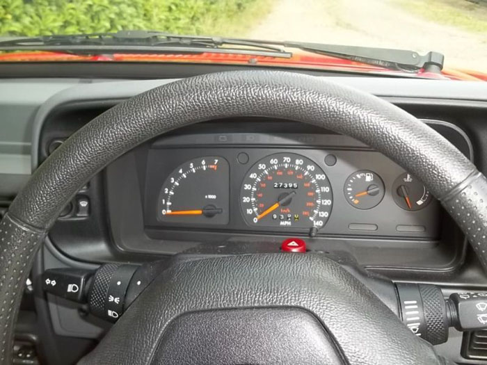 1990 ford escort xr3i dashboard