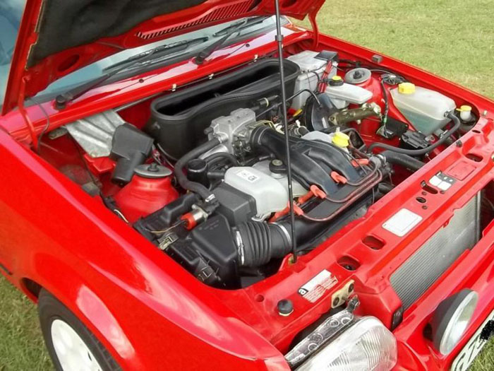 1990 ford escort xr3i engine bay