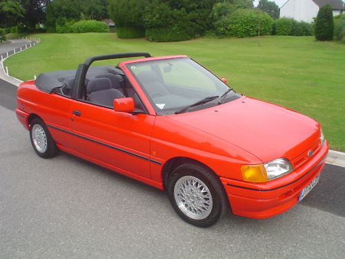 1991 ford escort cabriolet 1