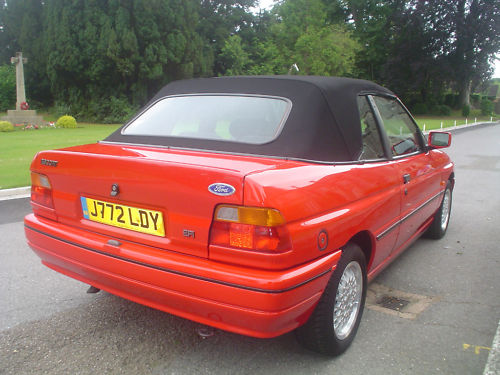 1991 ford escort cabriolet 3