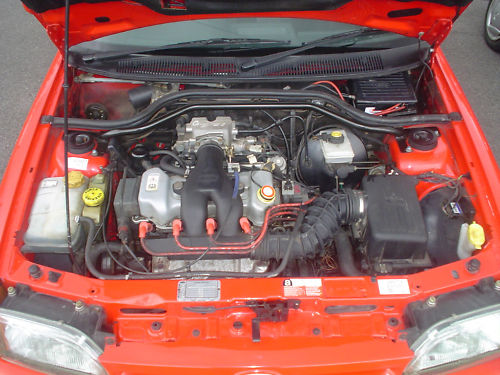 1991 ford escort cabriolet engine bay