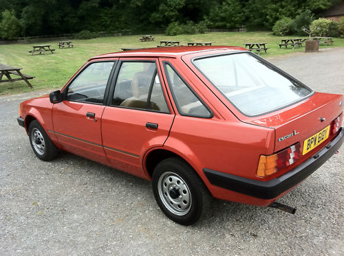 1982 ford escort mk3 1.1 l 3