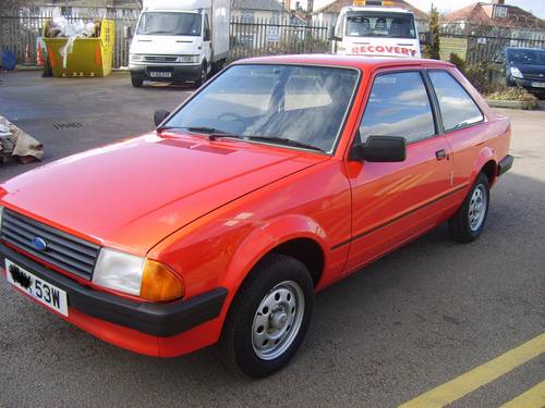 1981 ford escort mk3 1.1l 2