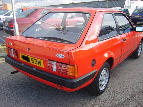 1981 ford escort mk3 1.1l 3