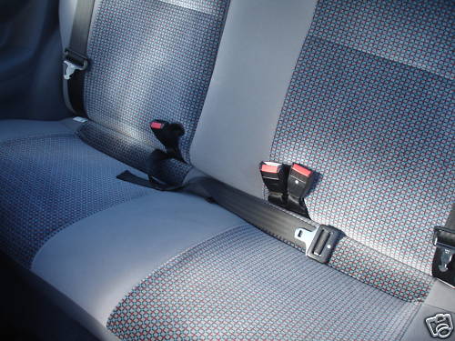 1989 ford escort rs turbo white rear seats