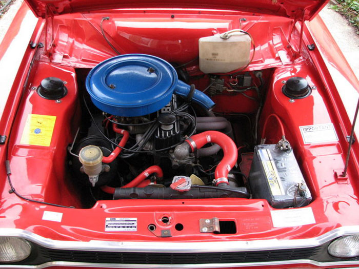 1972 ford escort mk 1 mexico engine bay