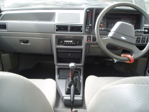 1984 ford escort 1.3 gl mk3 black 5dr interior
