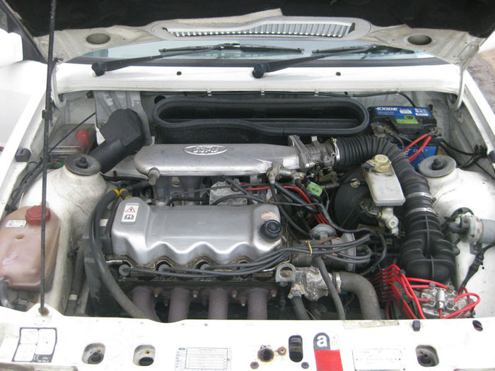 1988 ford escort xr3i engine bay