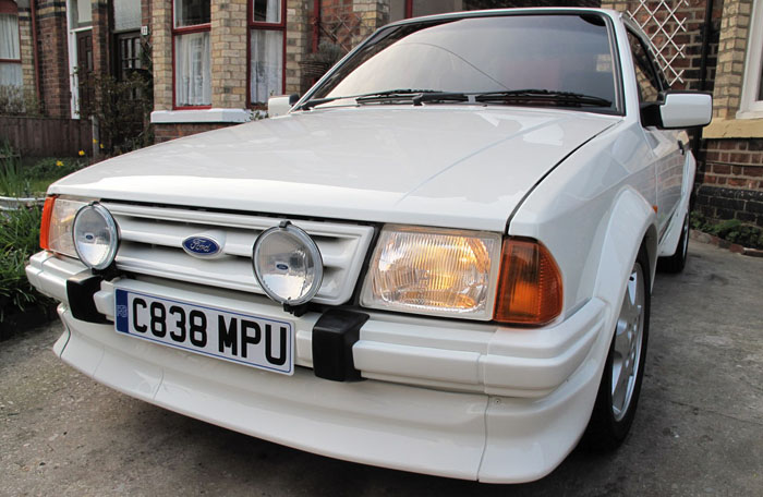 1986 Ford Escort RS Turbo S1 Front 3