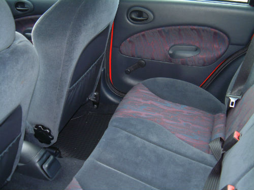 1995 Ford Escort 1.8i 16v Si Red Rear Interior