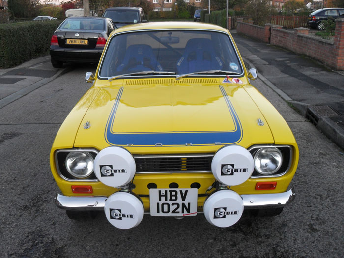 1974 Ford Escort MK1 Stage Rally Car RS2000 Mexico Twin Cam Fast N Furious Front