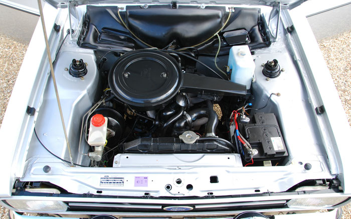 1978 Ford Escort Mk2 1.6 Ghia Auto Engine Bay