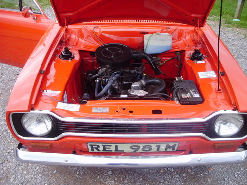 1974 Ford Escort MK1 1100 L Engine Bay