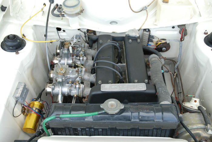1970 Ford Escort MK1 Lotus Twin Cam Engine Bay