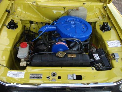 1974 Ford Escort MK1 RS2000 Engine Bay