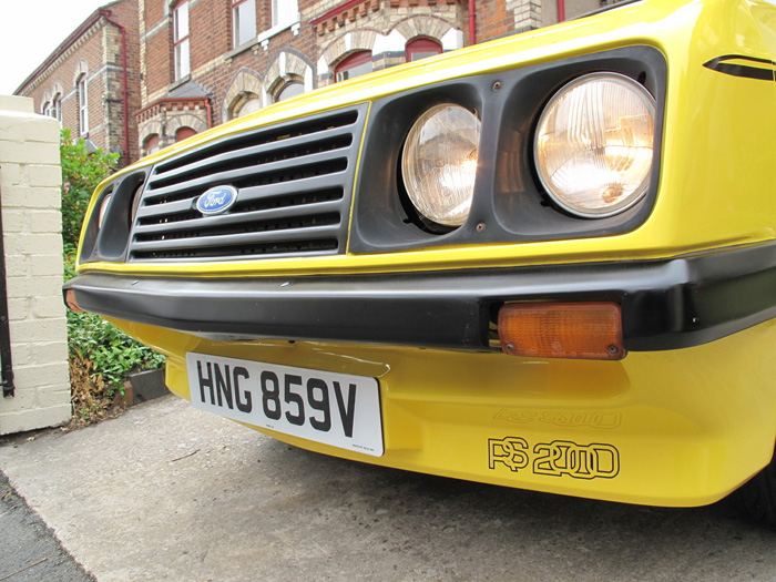 1979 Ford Escort MK2 RS2000 Custom Droop Snoot Front Lights Grille