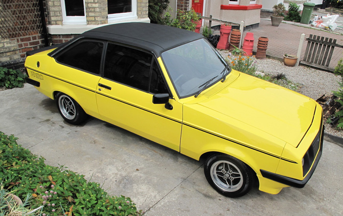 1979 Ford Escort MK2 RS2000 Custom Droop Snoot Overhead