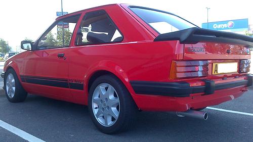 1983 Ford Escort MK3 RS1600i Rear