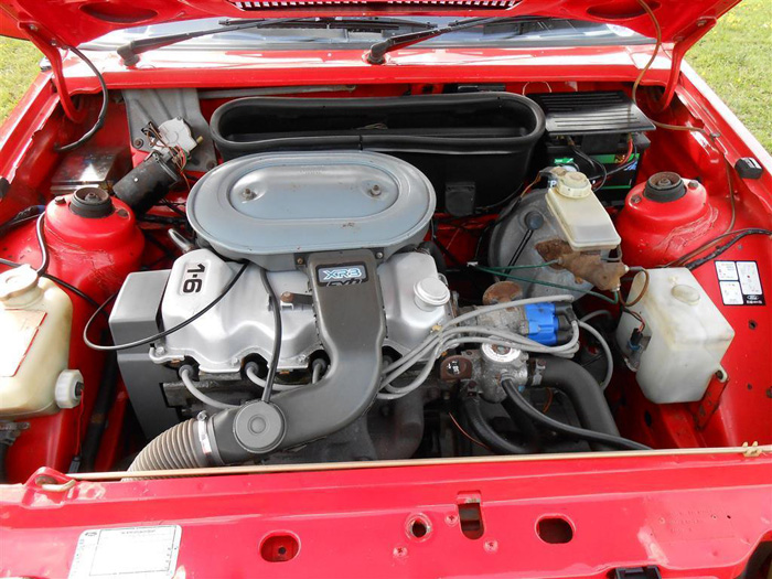 1981 Ford Escort MK3 XR3 Engine Bay