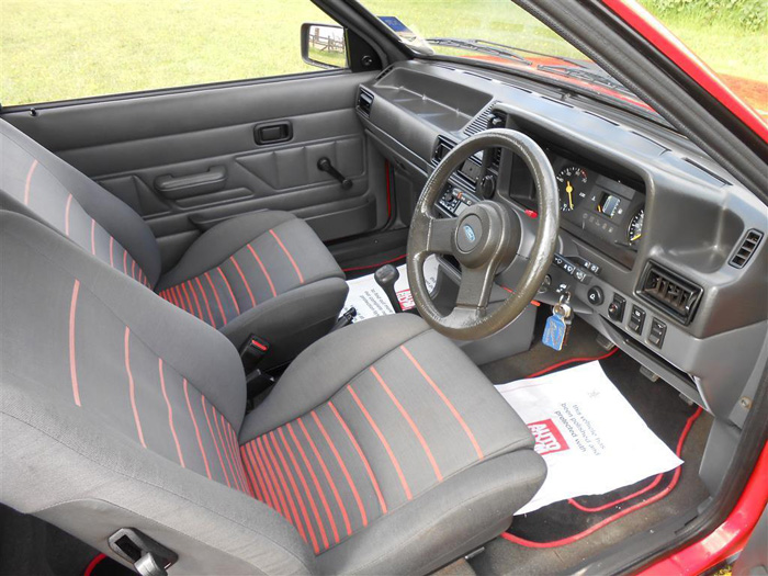 1981 Ford Escort MK3 XR3 Front Interior