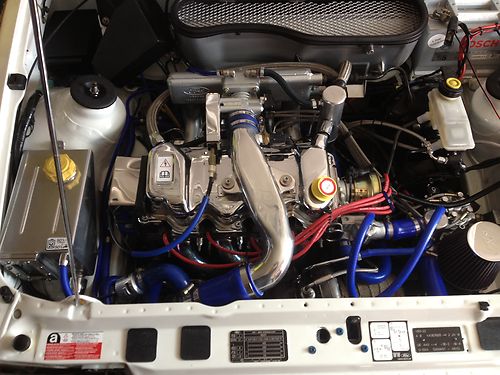 1989 Ford Escort MK4 RS Turbo Engine Bay