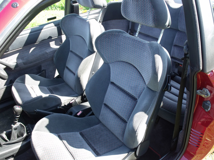 1993 Ford Escort XR3i Convertible Front Seats