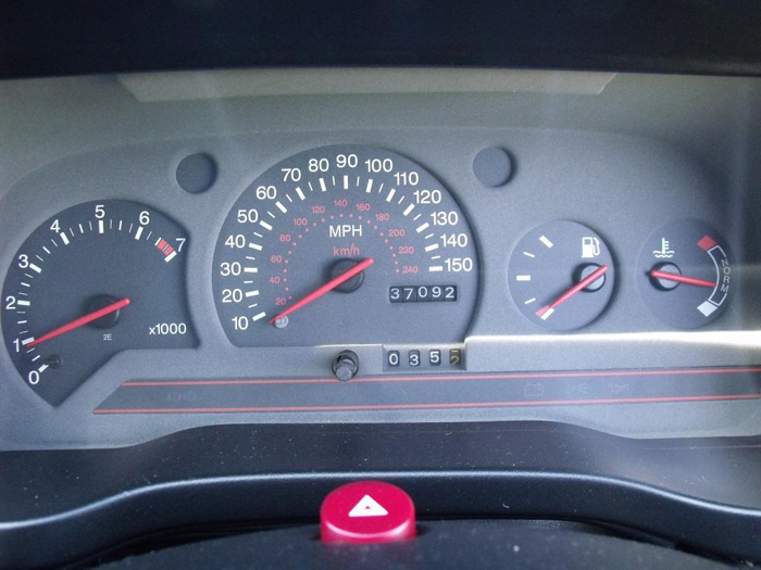 1993 Ford Escort XR3i Convertible Gauges