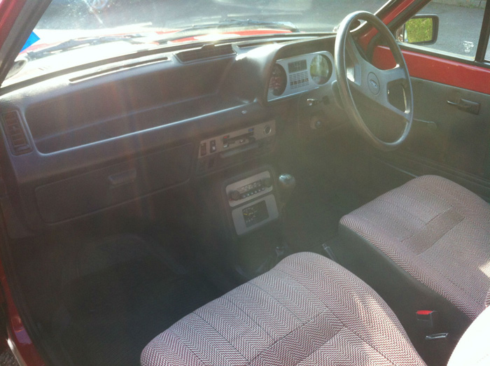 1982 Ford Fiesta MK1 1.1 Bravo 2 Interior 1