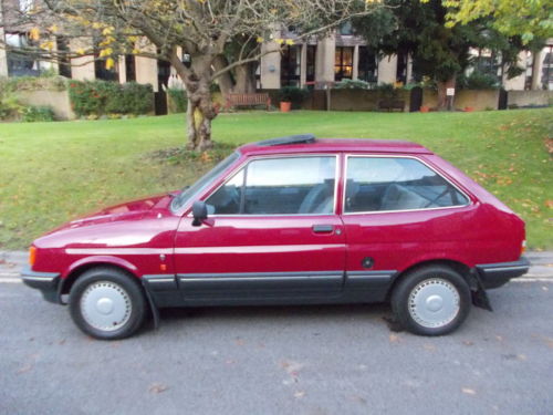 1989 Ford Fiesta MK2 1.1 Ghia Left Side