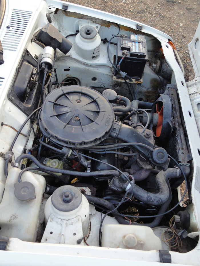 1984 Ford Fiesta MK2 Popular Plus Engine Bay